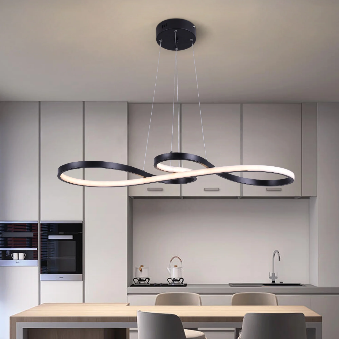Flowing Wave Linear Ceiling Light