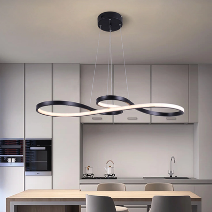 Flowing Wave Linear Ceiling Light
