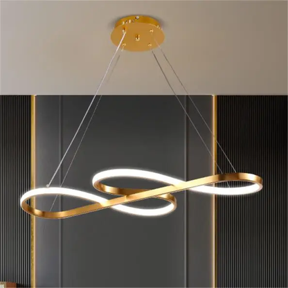 Flowing Wave Linear Ceiling Light