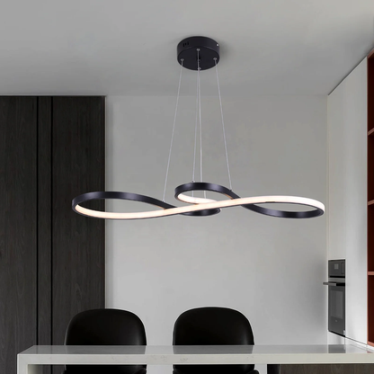 Flowing Wave Linear Ceiling Light