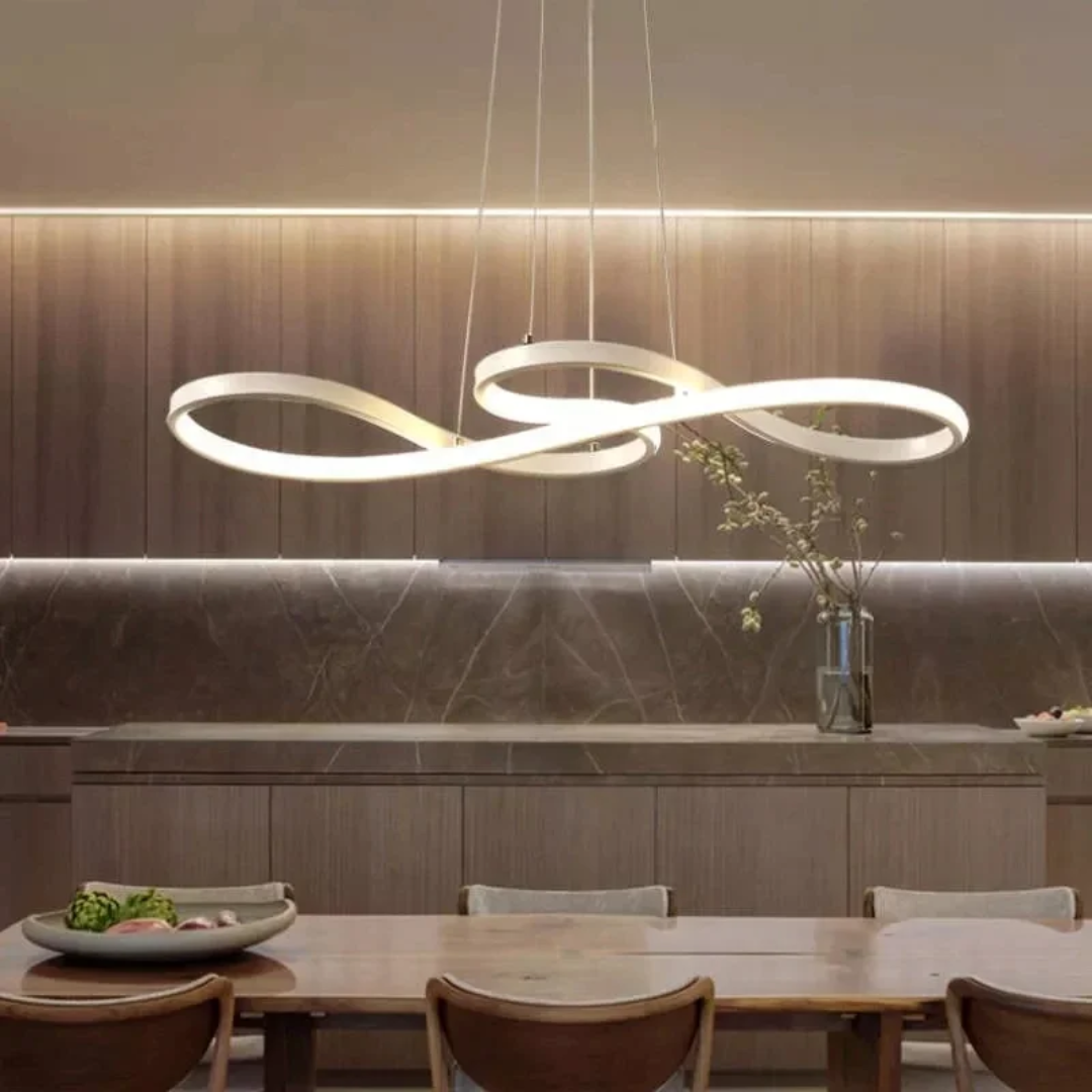 Flowing Wave Linear Ceiling Light