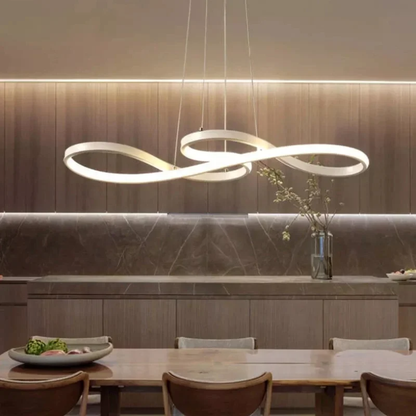 Flowing Wave Linear Ceiling Light