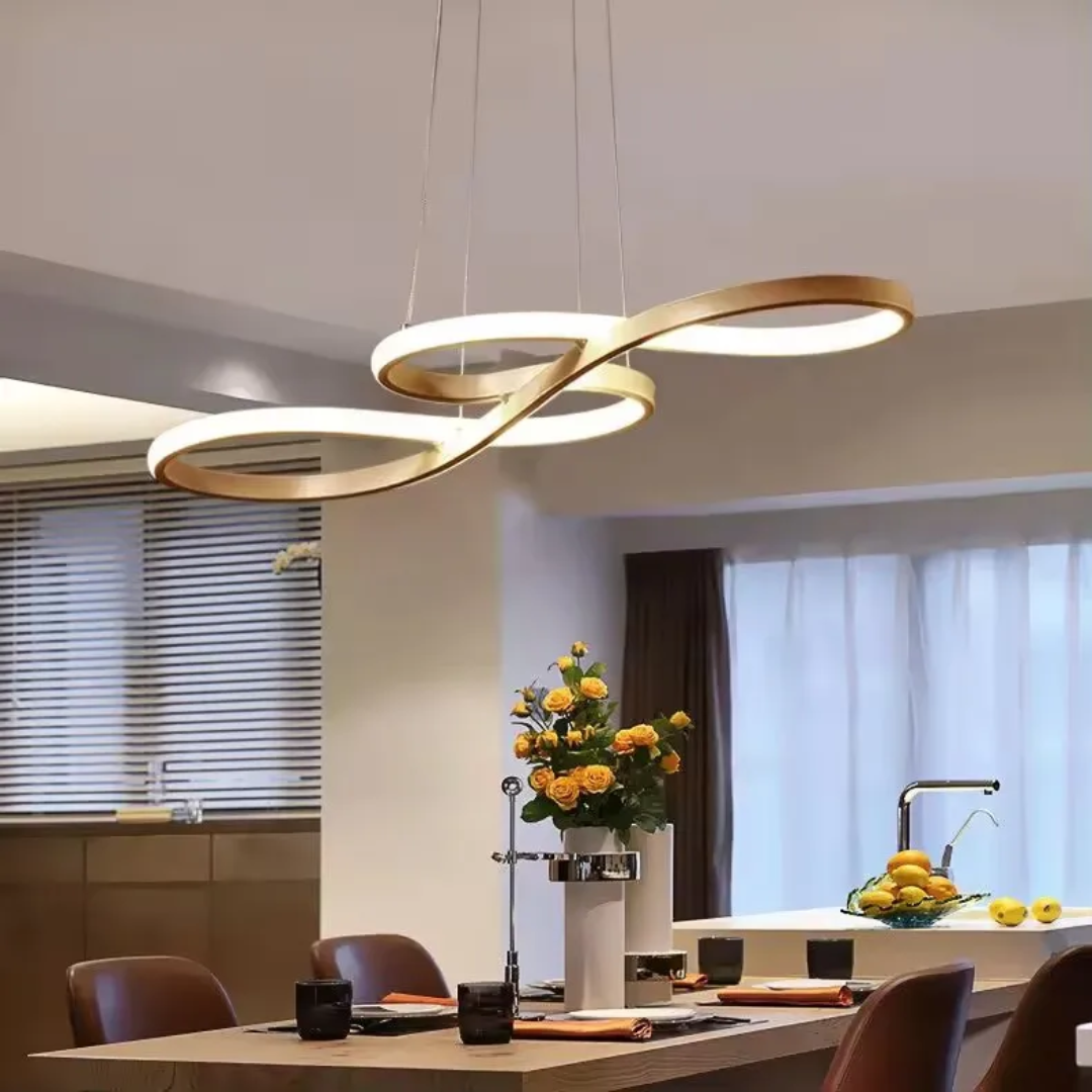 Flowing Wave Linear Ceiling Light