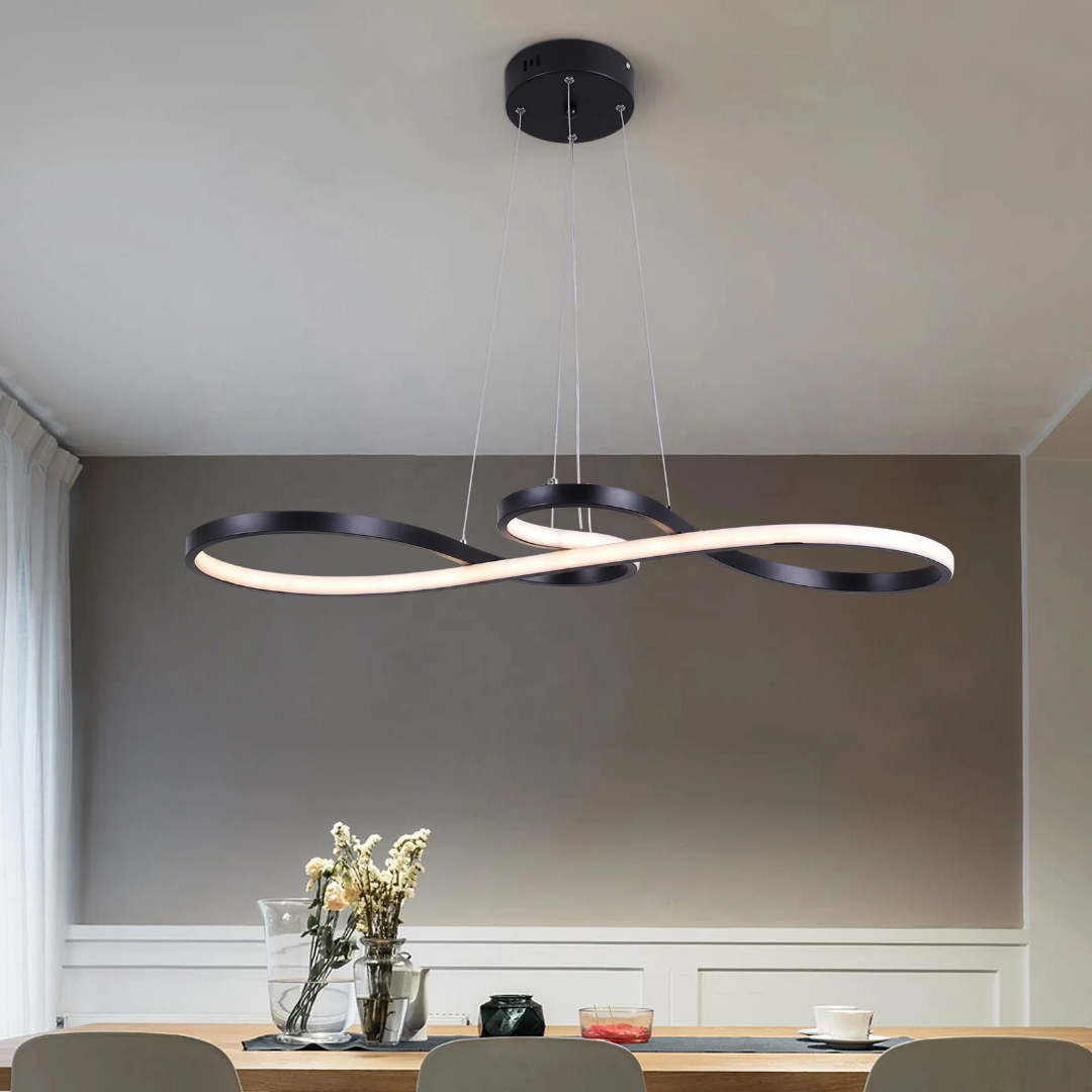 Flowing Wave Linear Ceiling Light