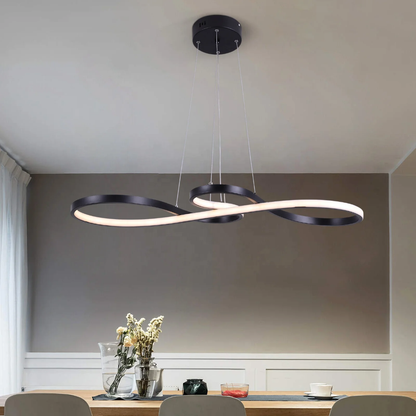 Flowing Wave Linear Ceiling Light