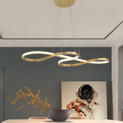 Flowing Wave Linear Ceiling Light