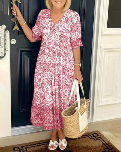 Floral Printed Dress