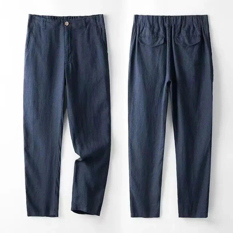Single Button Blazer Straight Pant Set
