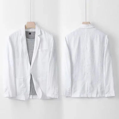 Single Button Blazer Straight Pant Set