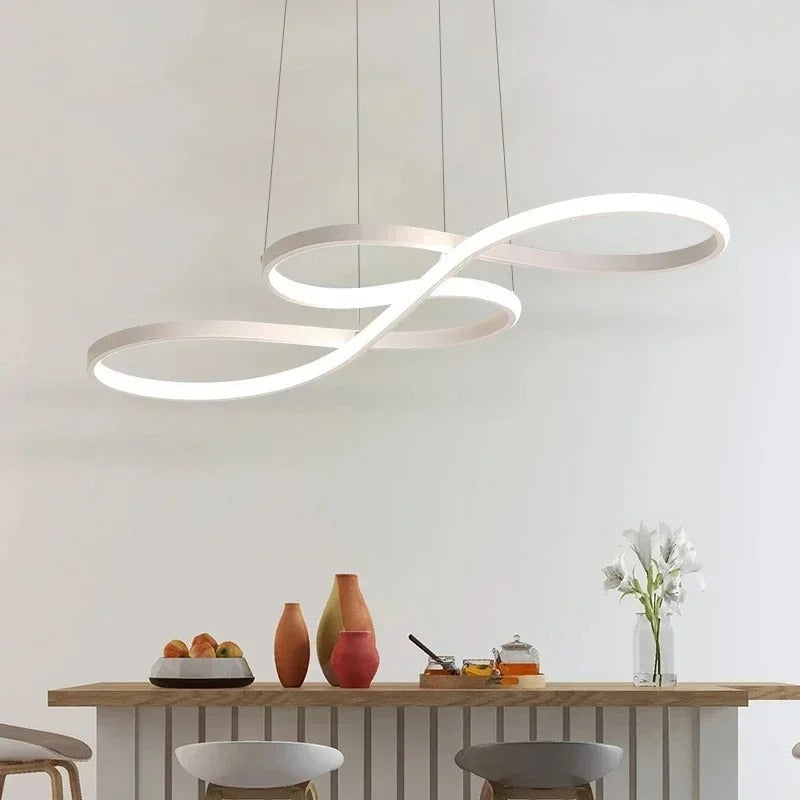 Flowing Wave Linear Ceiling Light