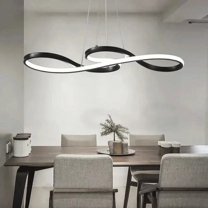 Flowing Wave Linear Ceiling Light