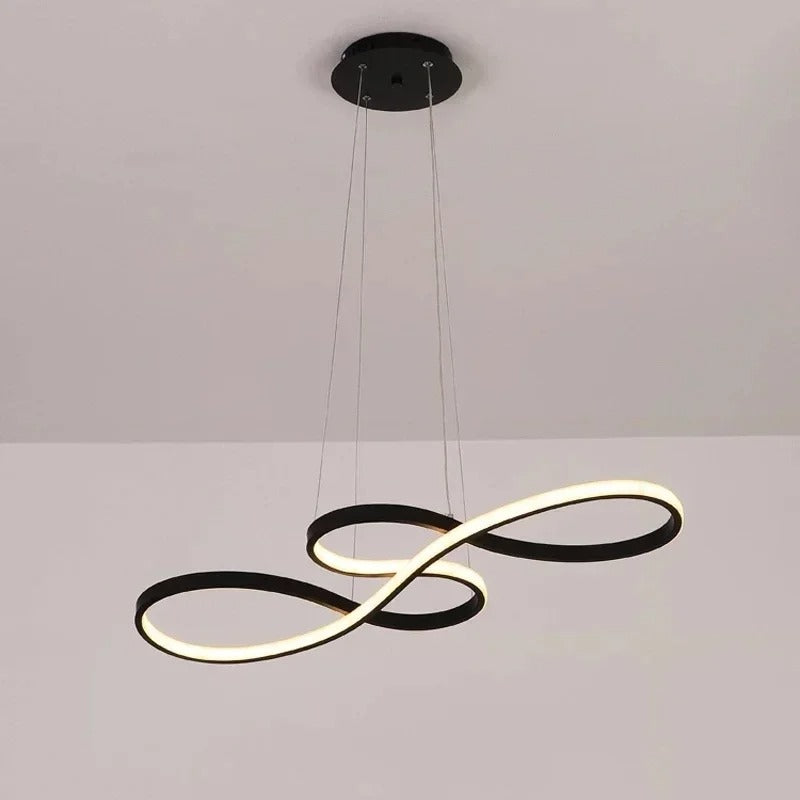 Flowing Wave Linear Ceiling Light