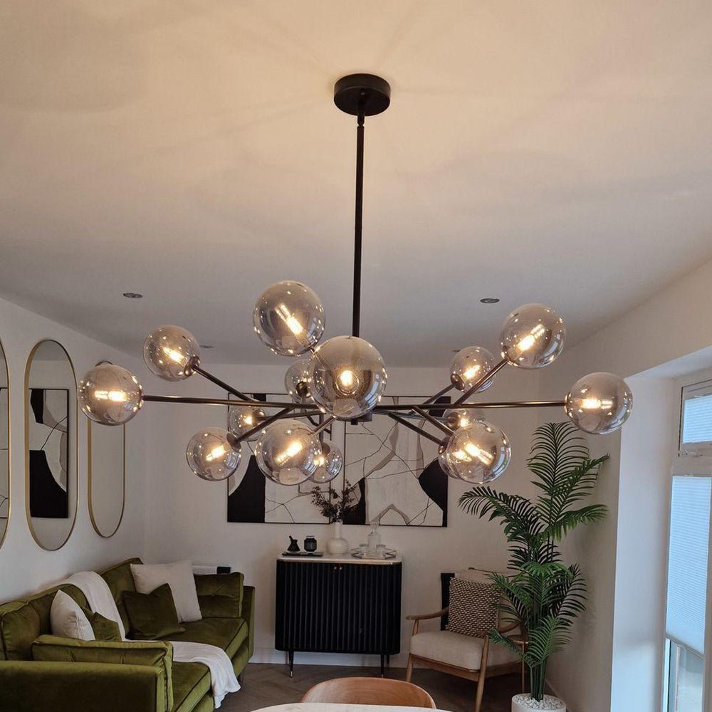 Asymmetrical Branching Chandelier