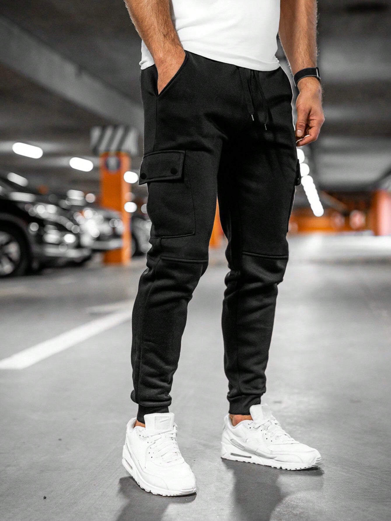 Pleated Wide-Leg Pants