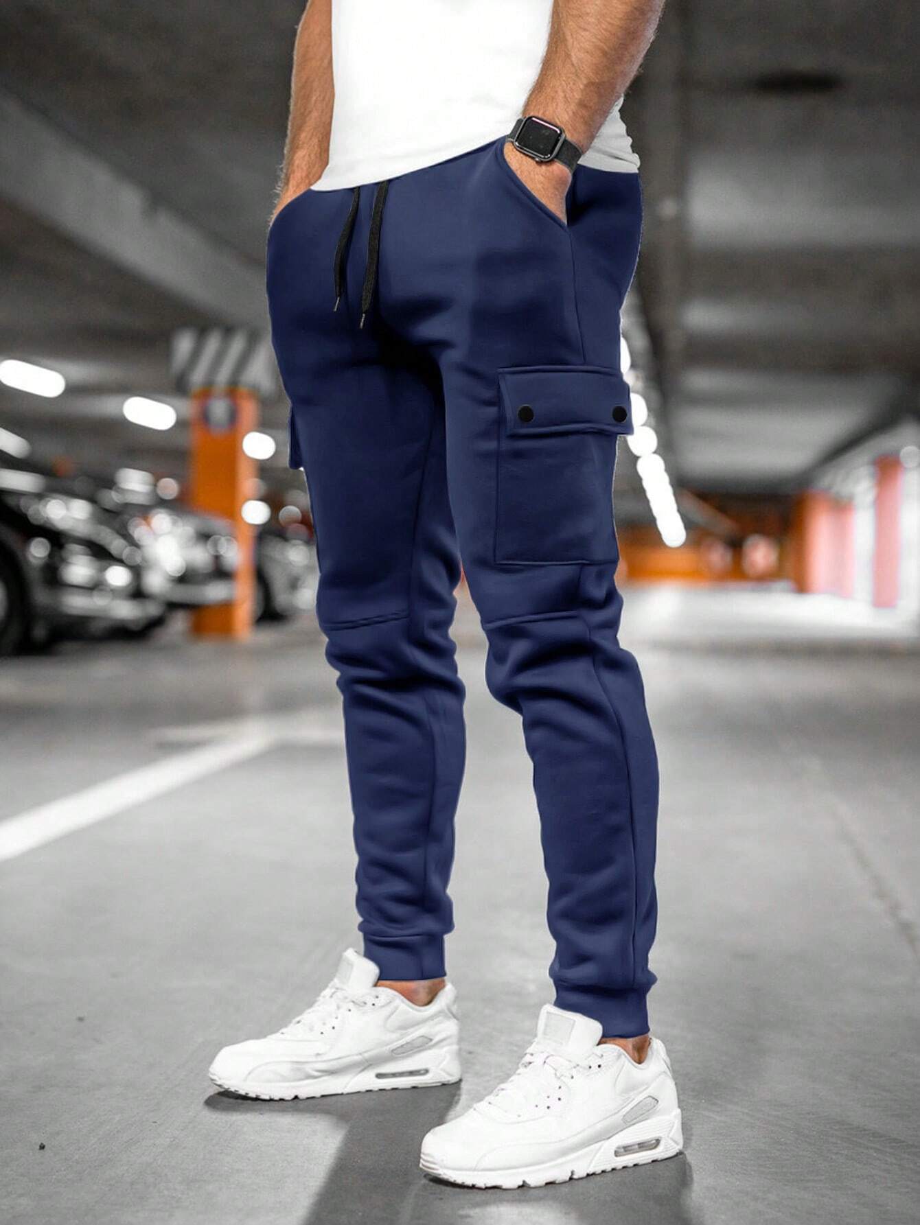Pleated Wide-Leg Pants