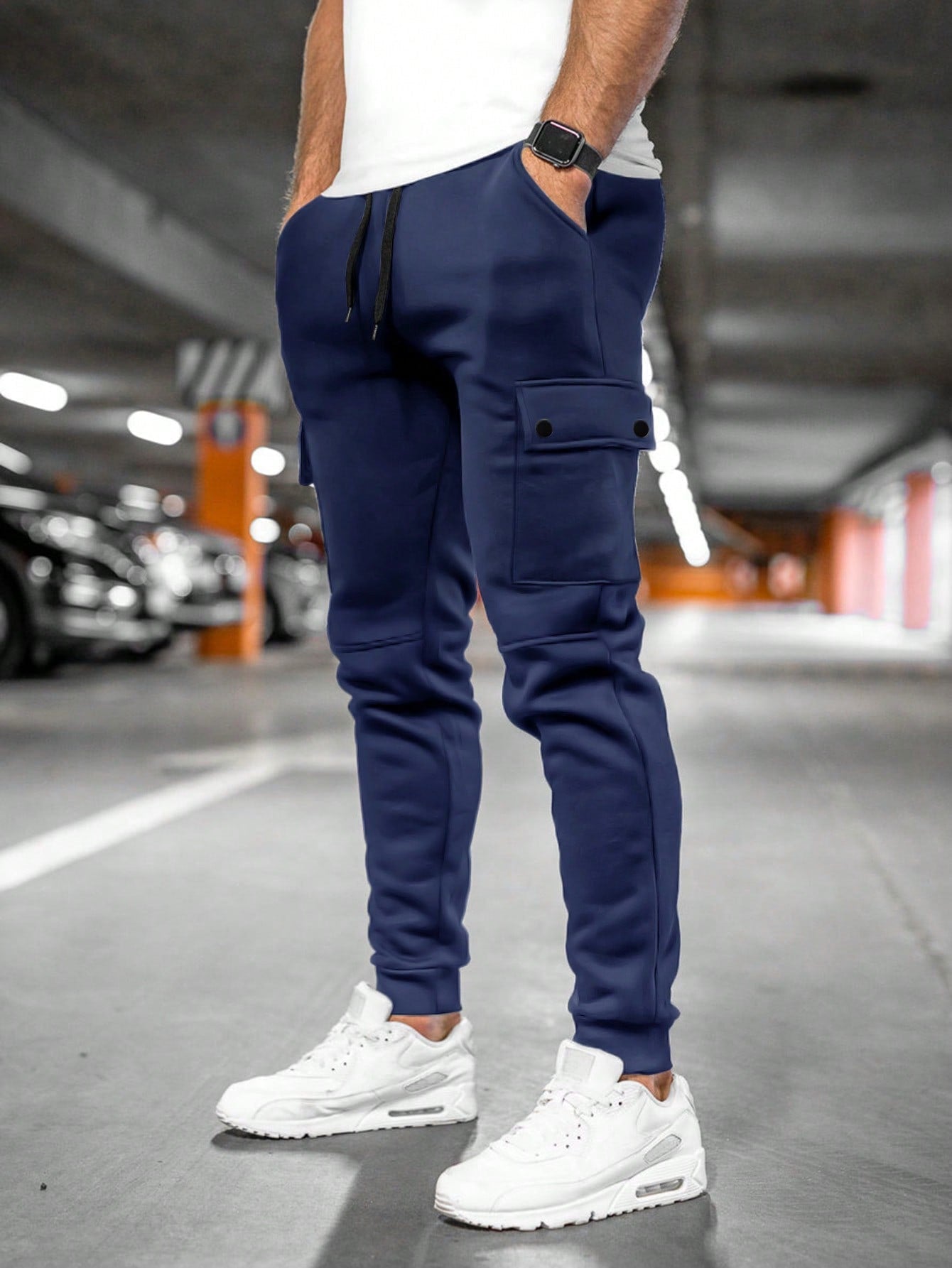 Pleated Wide-Leg Pants