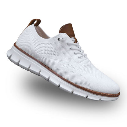 Textured Laced Paneled Ridged Low Sneakers