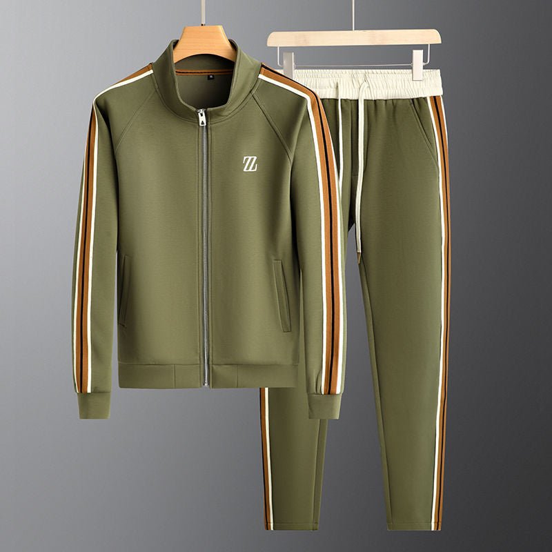 Short Sleeve Pocketed Tracksuit Set
