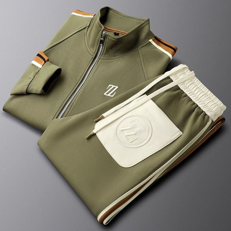 Short Sleeve Pocketed Tracksuit Set