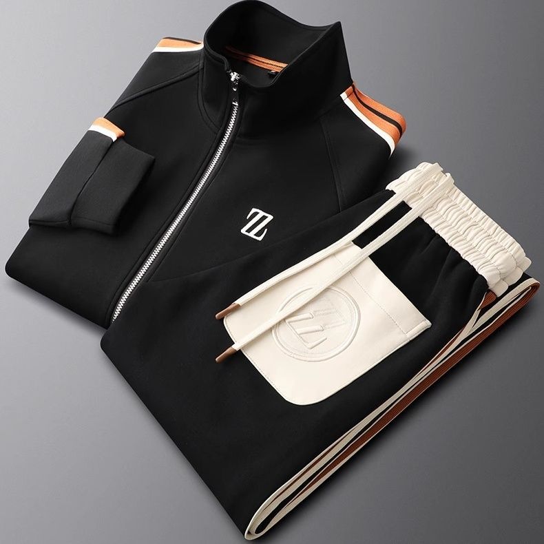 Short Sleeve Pocketed Tracksuit Set