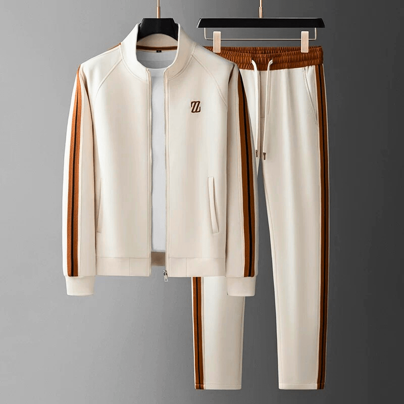 Short Sleeve Pocketed Tracksuit Set