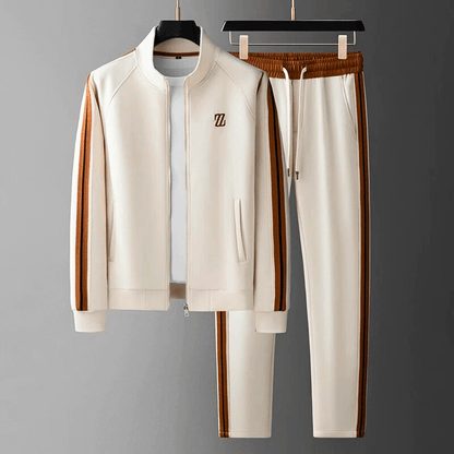 Short Sleeve Pocketed Tracksuit Set