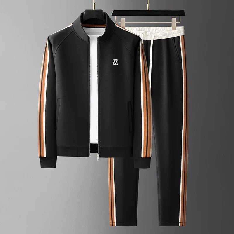 Short Sleeve Pocketed Tracksuit Set