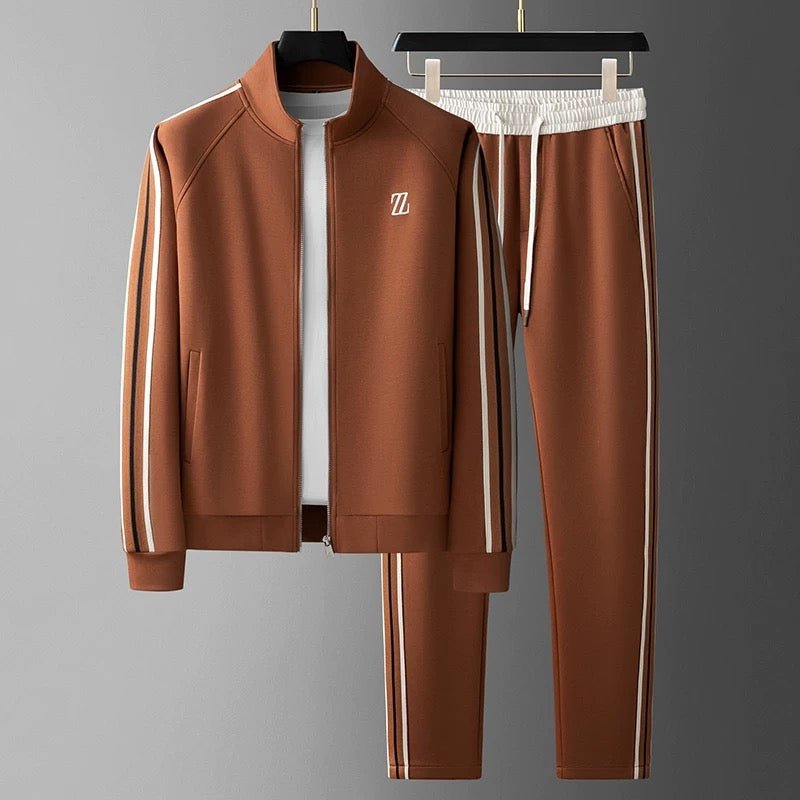 Short Sleeve Pocketed Tracksuit Set